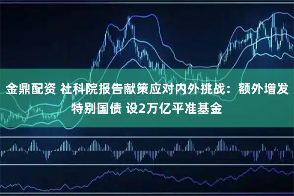 金鼎配资 社科院报告献策应对内外挑战：额外增发特别国债 设2万亿平准基金