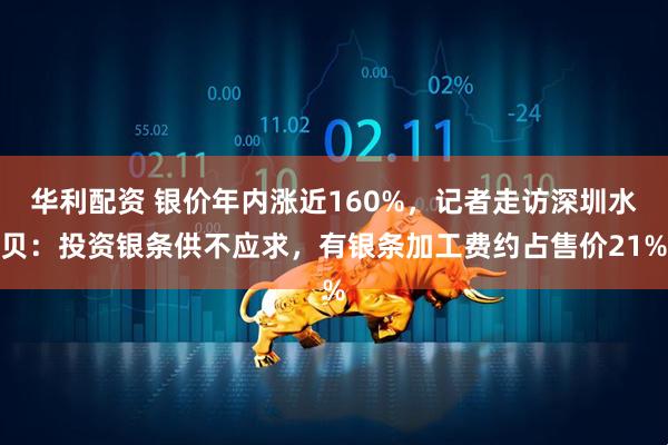 华利配资 银价年内涨近160%，记者走访深圳水贝：投资银条供不应求，有银条加工费约占售价21%
